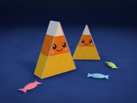 Cajita de candy corn