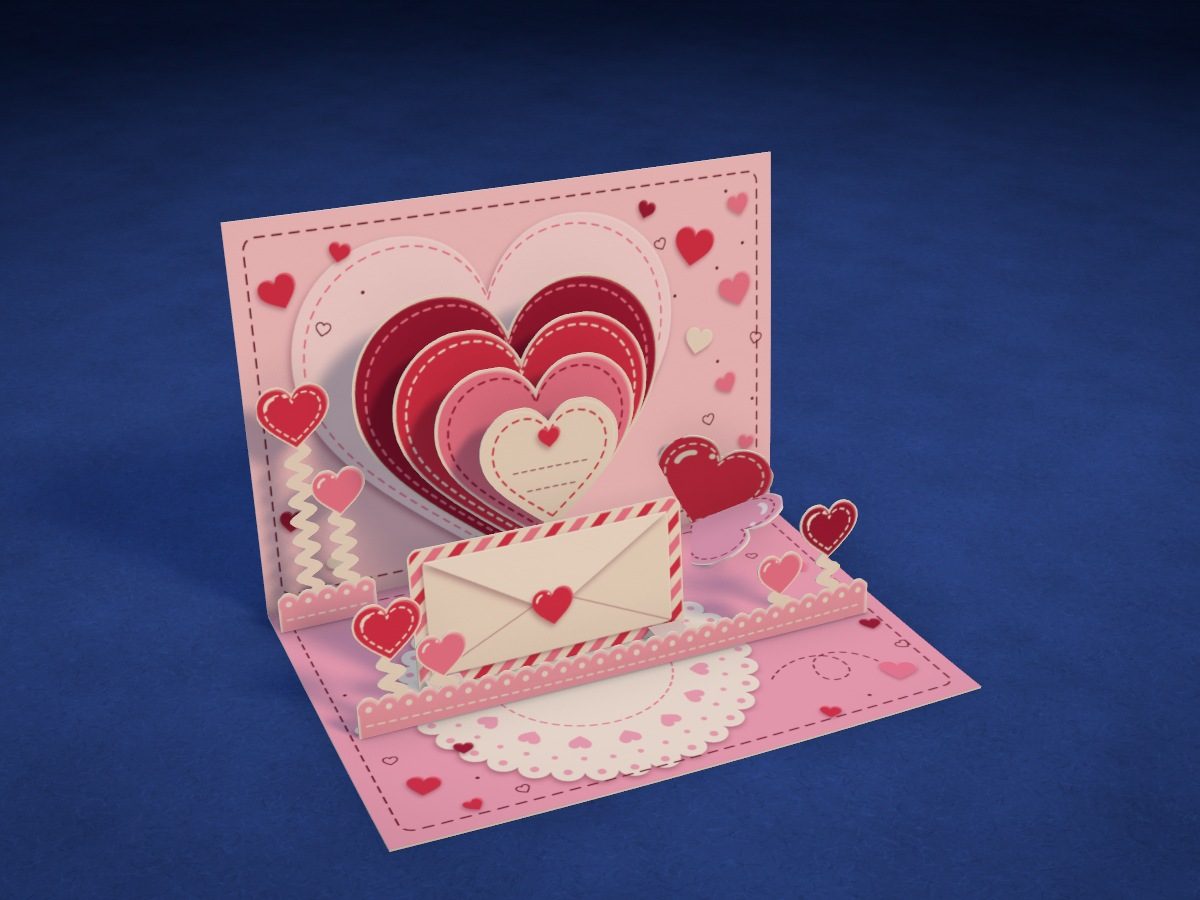 Corazón pop-up