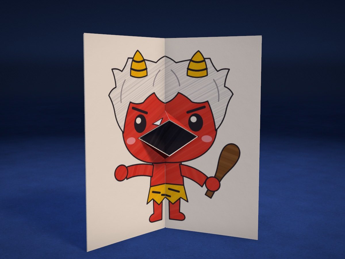“Talking Mouth” Card: Little Oni