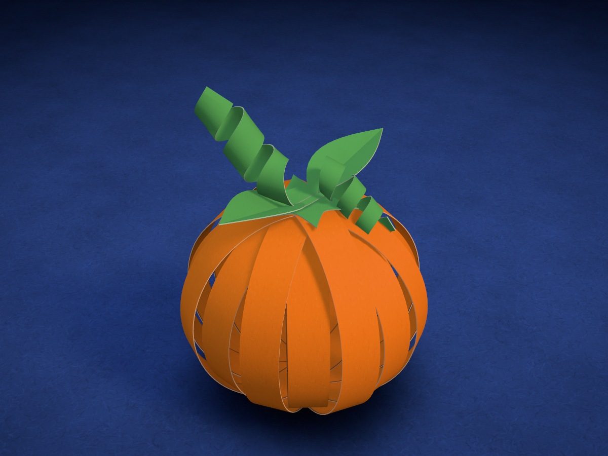 Paper Strip Pumpkin