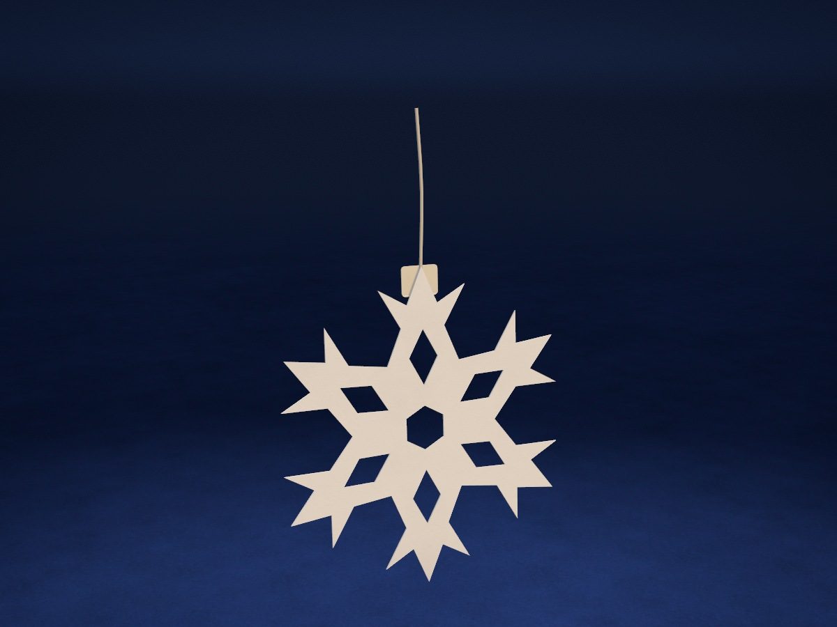Snowflake from a Square