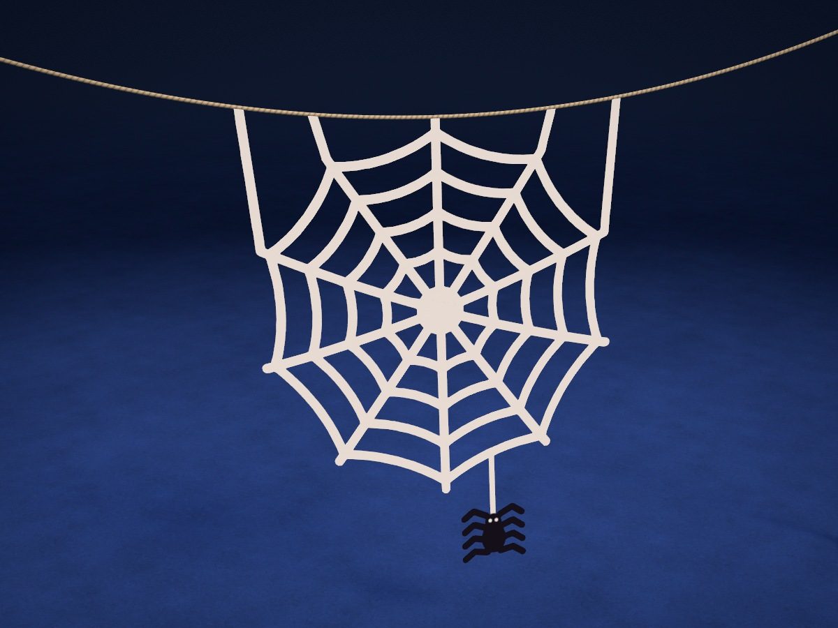 Telaraña con araña
