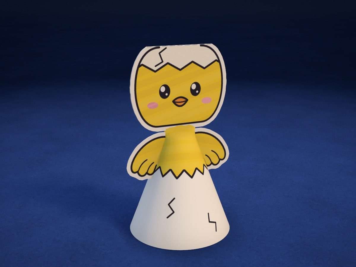 Muñeca cono: Pollito