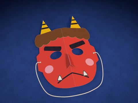 Máscara de demonio oni