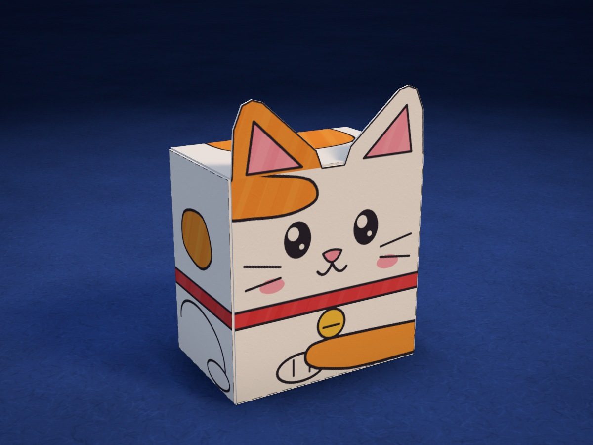 Котик-коробочка