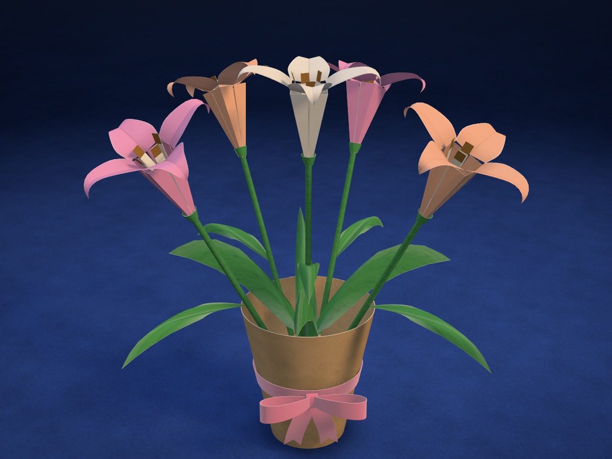 Origami Lilies
