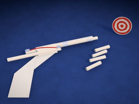 Pistola de papel
